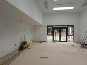 Image shows inside of the ASH Lifehouse building being constructed