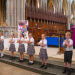 Children dancing.