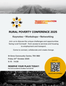 A poster advertising Poverty week event