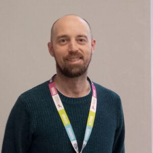 Paul looking at the camera