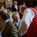 People in the church.