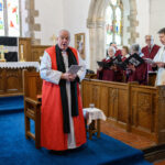 Bishop David in the church.