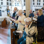 People in the church.