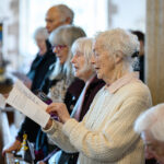 People in the church.