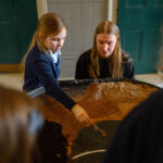 Children taking part in a workshop.